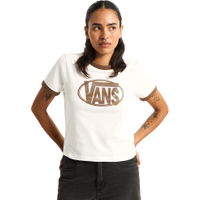 Womens Centre Print Ringer T-shirt